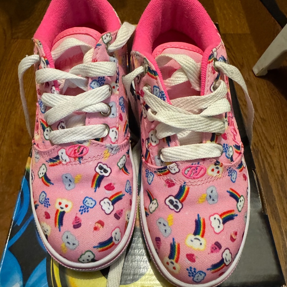 Heelys Pink Kids Sneakers with Fun Patterns